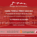 XI PREMIOS ALCAZABA Invitación